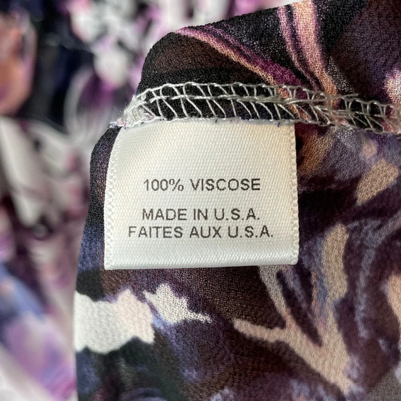 Misa Los Angeles Nati Midi Dress In Purple Floral Size Small Retail $395 - Picture 9 of 10